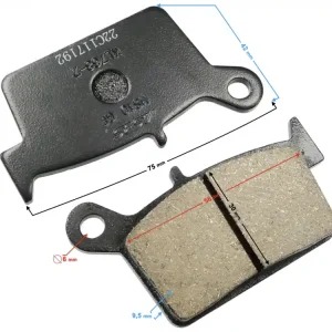 (WHOLESALE) Rear Pads VOGE 300 Rally (292400029-0001) Livrare rapidă